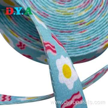 Heat Transfer Printed Webbing Strap for Dog Leash